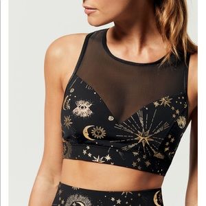 Cosmic mesh racer back bra- Brand New with tags